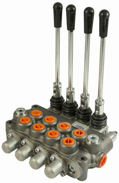 Obrázek k výrobku 62564 - 4 páčkový hydr.rozvaděč DE 80 LT