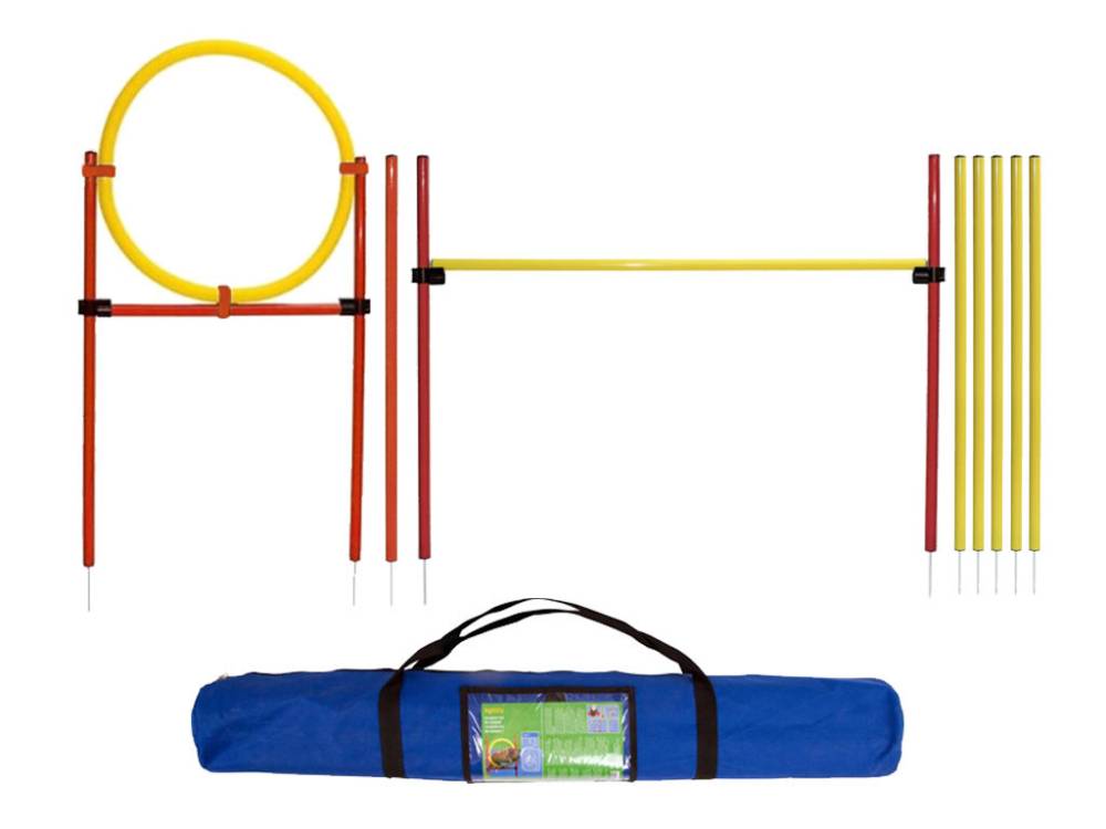 Obrázek k výrobku 125172 - Agility překážky pro psy KERBL 80758, set 3 typy