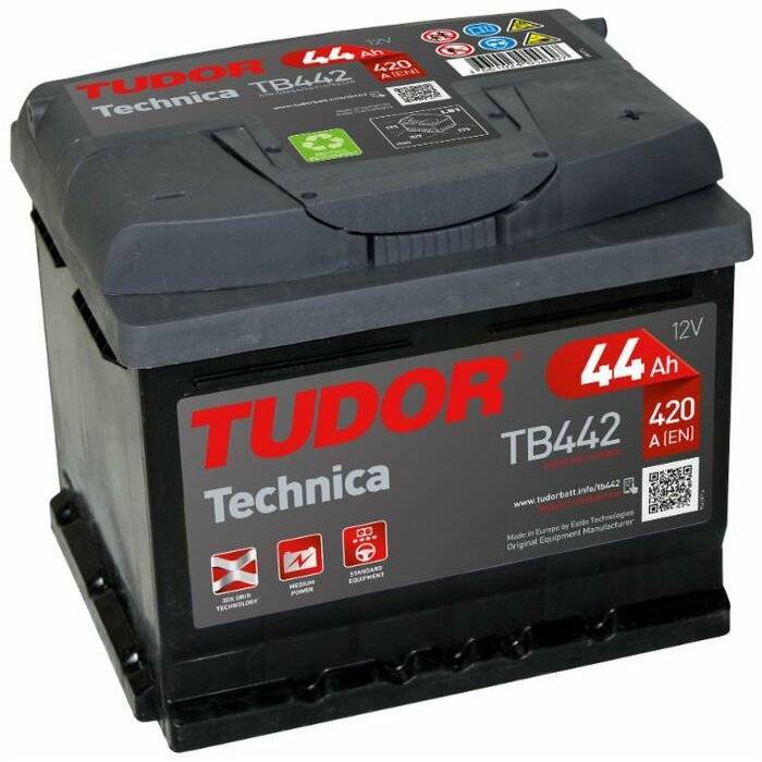 Obrázek k výrobku 6507 - Autobaterie 12V, 44Ah, 420A, 207x175x190 mm