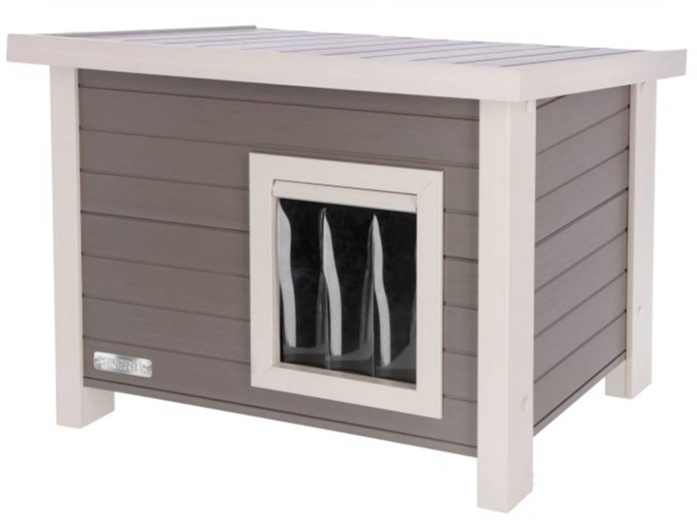 Obrázek k výrobku 125230 - Bouda pro kočky z EKO plastu KERBL 81636 ELI, 57x45x43 cm