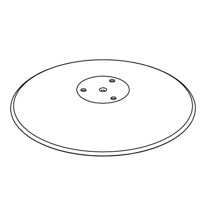 Obrázek k výrobku 61027 - Disk hladký vydutý Ø 460/4mm HORSCH