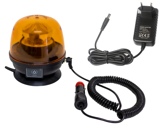 Obrázek k výrobku 62150 - Dobíjecí LED maják 12-24V, magnetický