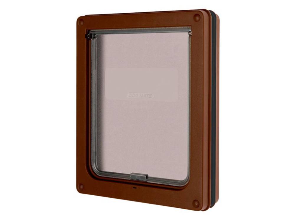 Obrázek k výrobku 125279 - Dvířka pro psy a kočky KERBL 80883 DOG MATE - 215B, 2-cestná, hnědá