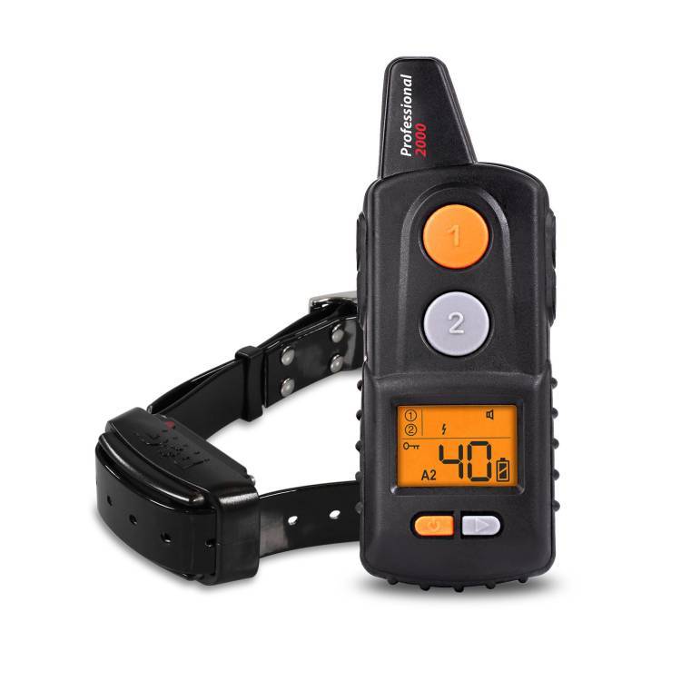 Obrázek k výrobku 75912 - Elektronický výcvikový obojek d-control professional 2000 - Černá