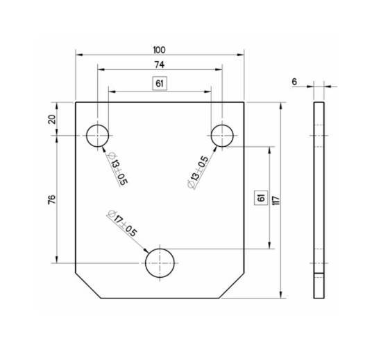 Obrázek k výrobku 49871 - fixační deska pružin ,,SIDERMAN,,