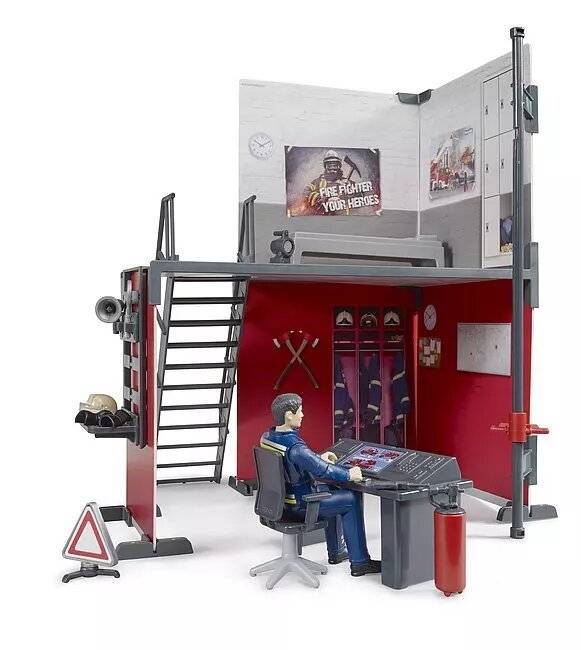 Obrázek k výrobku 91220 - Hasičská stanice s hasičem
