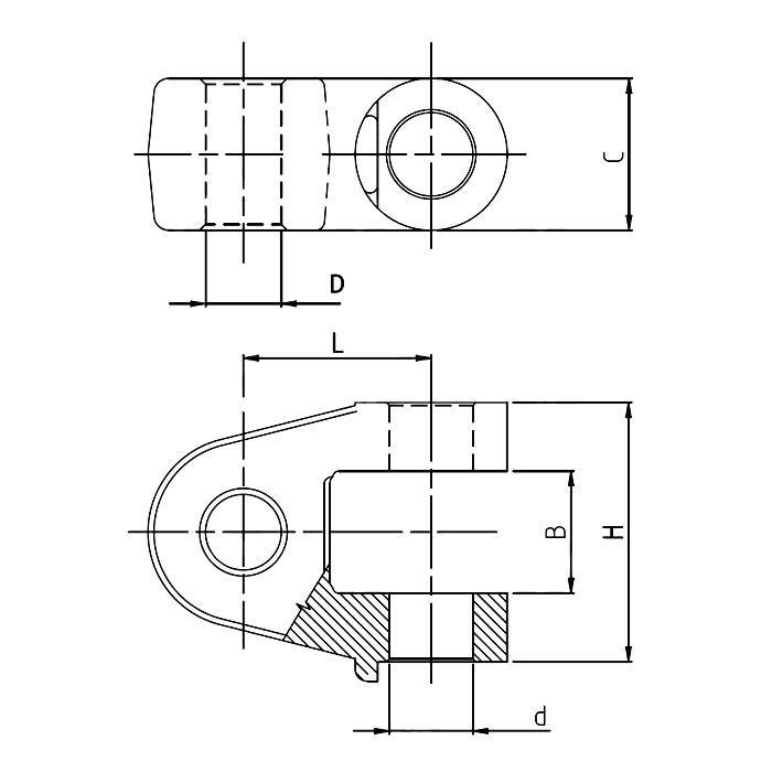 Obrázek k výrobku 51562 - Hlava kloubu třetího bodu 45,5mm