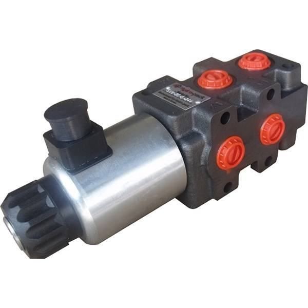 Obrázek k výrobku 31629 - Hydraulická výhybka 6/2 cestný elektrohydraulický ventil 24 VDC 90 l/min