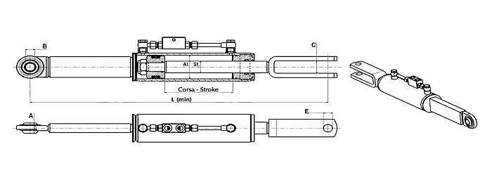 Obrázek k výrobku 18393 - Hydraulický závěs 720/890