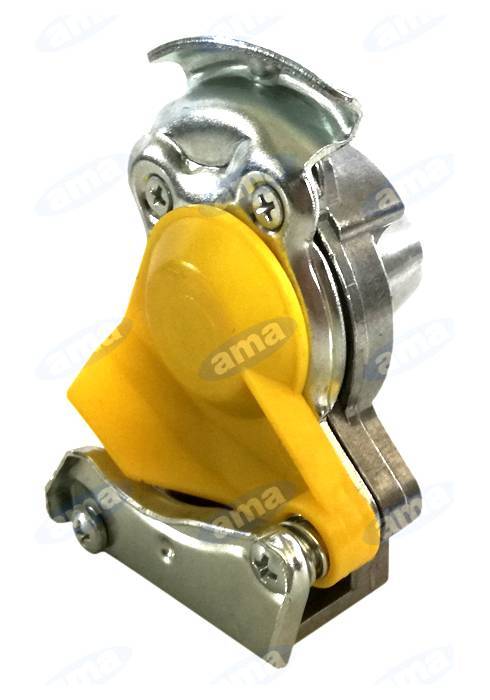 Obrázek k výrobku 60128 - ISO Hlava spojky pro tahač/traktor žlutá