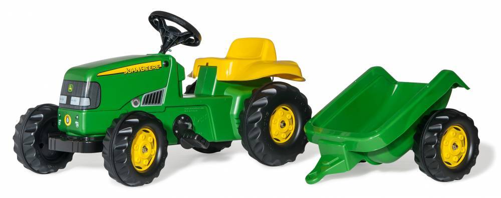 Obrázek k výrobku 68555 - John Deere Dětský šlapací traktor s přívěsem