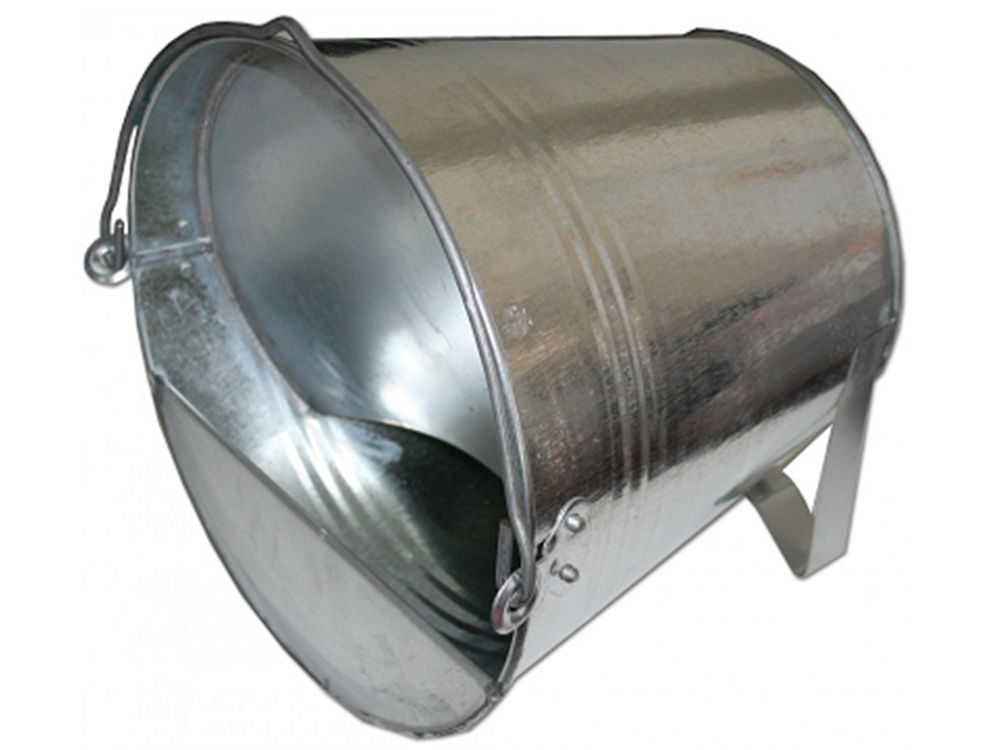 Obrázek k výrobku 126486 - Kbelíková napáječka pro slepice, drůbež FILA Z-012, 12 l, pozinkovaná