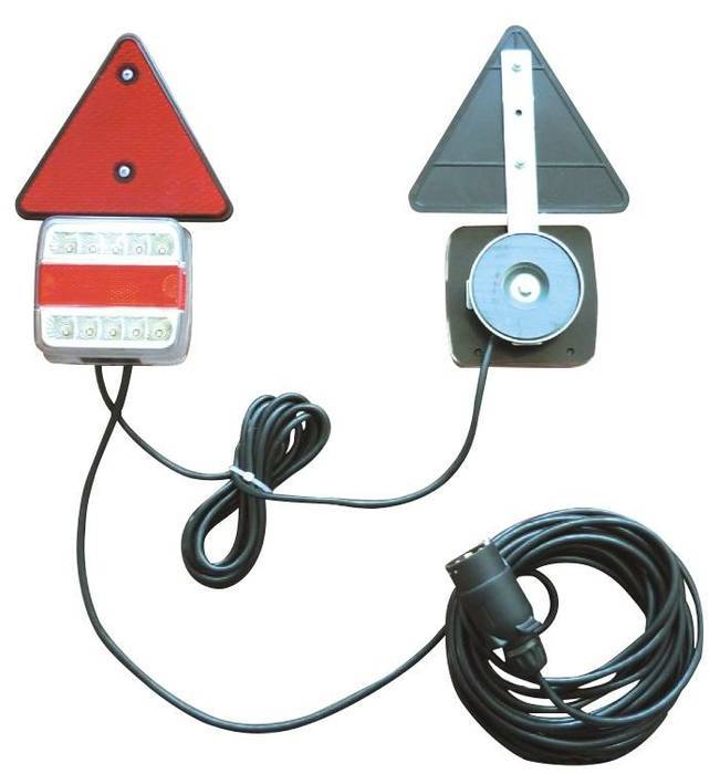 Obrázek k výrobku 51337 - Kit magnetických LED světel s trojúhelníkovou odrazkou