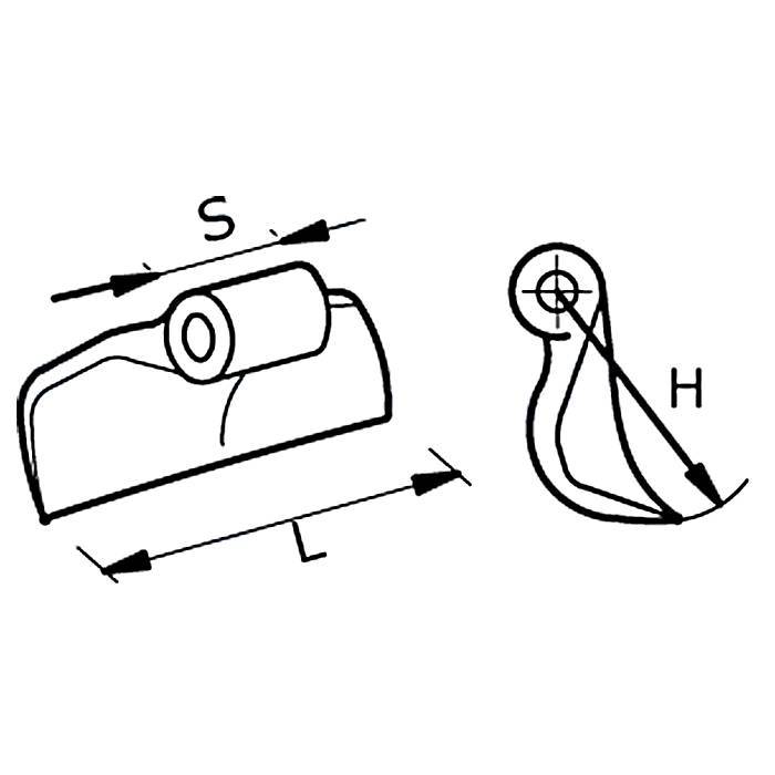 Obrázek k výrobku 42272 - Kladivo rovné 96x100x54 mm