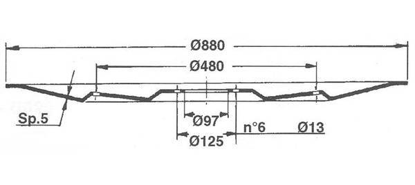 Obrázek k výrobku 33708 - kluzný talíř typ Fahr 2.19