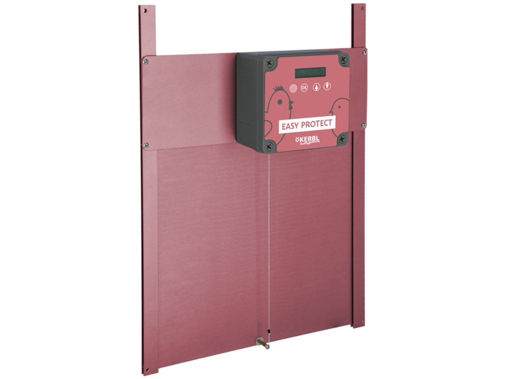 Obrázek k výrobku 126487 - Komplet automatického otevírání a zavírání kurníku KERBL 70590 EASY PROTECT 30x33 R, růžová
