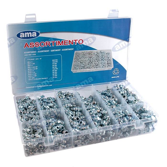 Obrázek k výrobku 10809 - Koncovky maznice - sada 775 ks