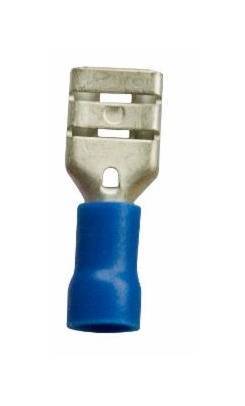 Obrázek k výrobku 37234 - konektor izolovaný modrý 6,3 mm, 1-2,5 mm2