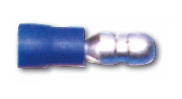 Obrázek k výrobku 37250 - konektor modrý kruhový izolovaný samec 1-2,5 mm2