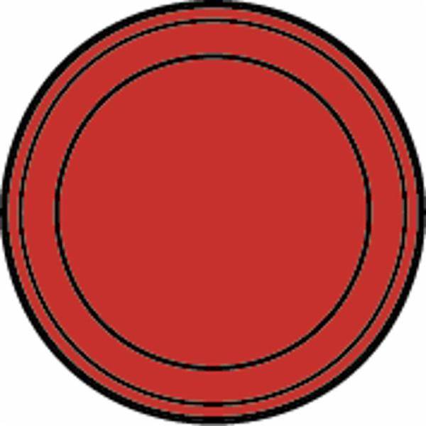 Obrázek k výrobku 59721 - Kontrolka bez symbolu kulatá, červená