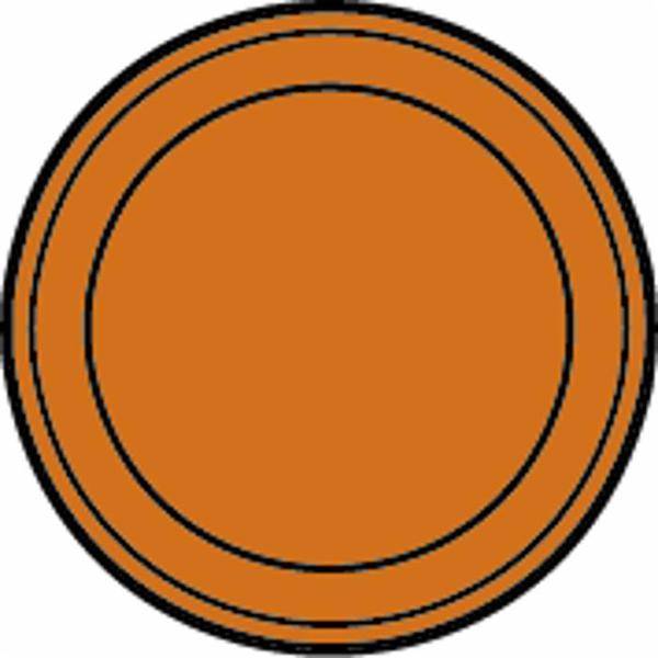 Obrázek k výrobku 59720 - Kontrolka bez symbolu, oranžová