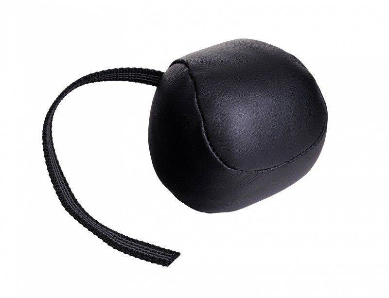 Obrázek k výrobku 75517 - Kožený míček s pogumovanou šňůrkou