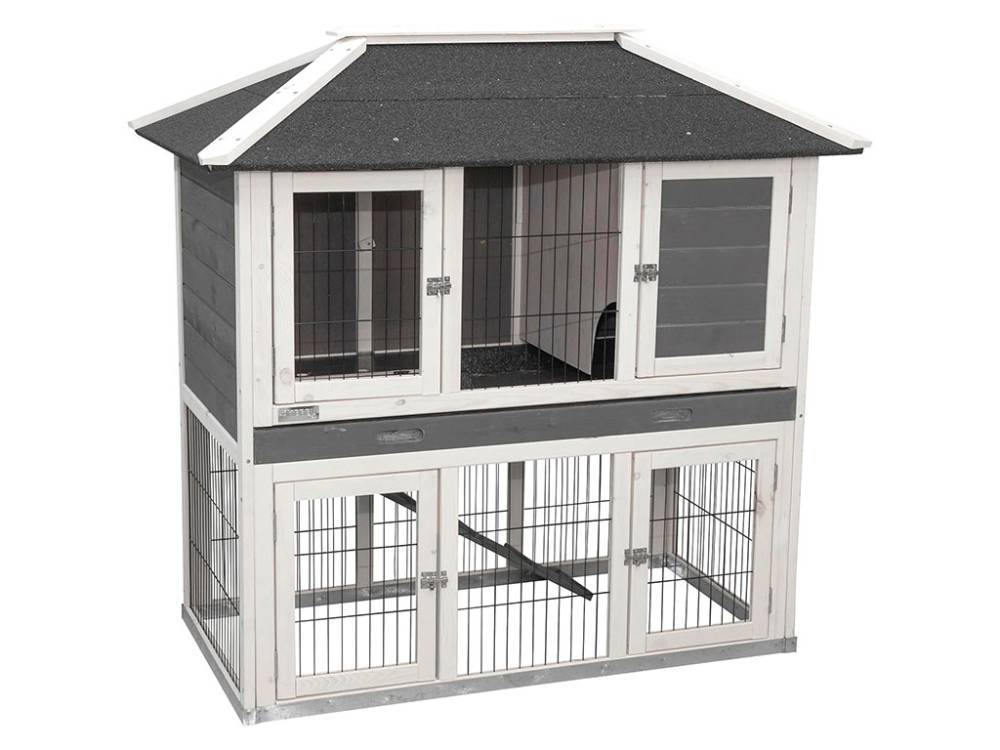 Obrázek k výrobku 125487 - Králíkárna s výběhem KERBL 81727 VILLA, 118x68x118 cm