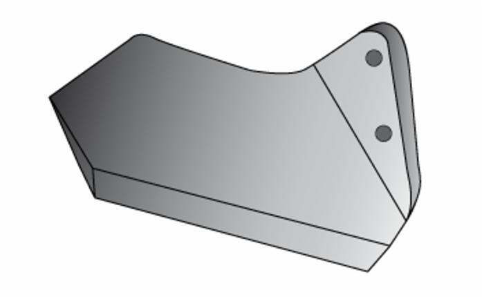 Obrázek k výrobku 62899 - Křídlové ostří úzké levé typu HORSCH