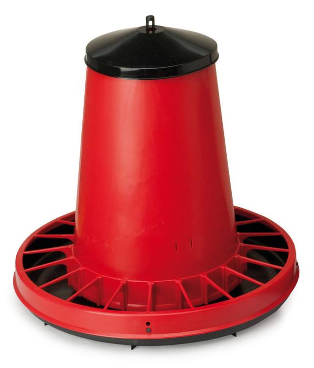 Obrázek k výrobku 125489 - Krmící automat pro slepice, drůbež plastový CF012.50 WONDER - 18kg