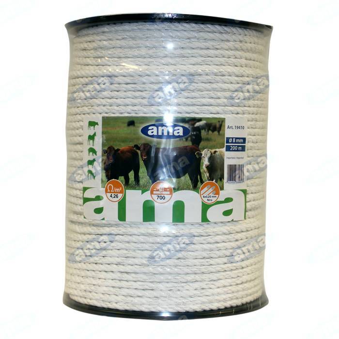 Obrázek k výrobku 61886 - Lano vodivé Ø 8 mm, 6 vodičů Ø 0.20 mm, délka 200 m