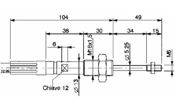 Obrázek k výrobku 59691 - Lanovod pro hydraulické rozvaděče 1500 mm
