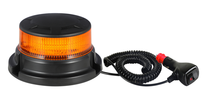 Obrázek k výrobku 63142 - LED zábleskový maják 12-24V, magnetický