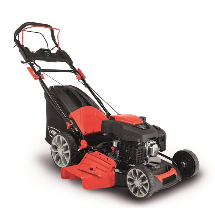 Obrázek k výrobku 79474 - Multifunkční travní sekačka 4v1 s pojezdem a elektrostartem Scheppach MS 225-53 E