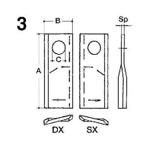Obrázek k výrobku 4149 - nože rotorů