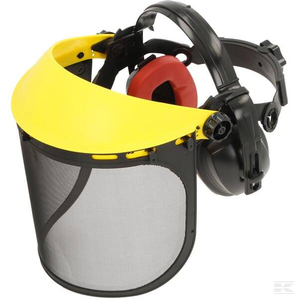 Obrázek k výrobku 78430 - Ochranné hledí, s chrániči sluchu