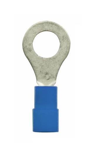 Obrázek k výrobku 37244 - očko izolované modré 5,3 mm, 1-2,5 mm2