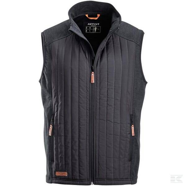 Obrázek k výrobku 78180 - Pánská vesta, tmavě šedá, vel. 4XL, hybridní fleece