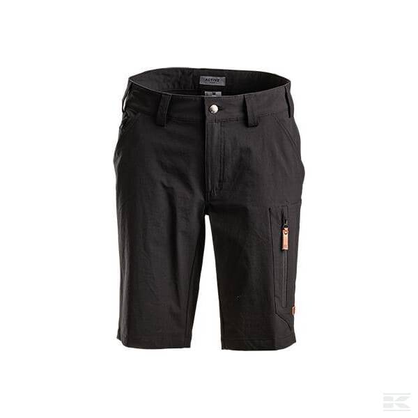 Obrázek k výrobku 77994 - Pánské šortky Active stretch, uhlově černá, vel. 4XL