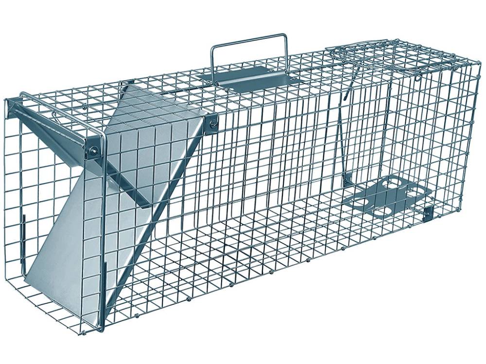 Obrázek k výrobku 125675 - Past na kočky, kuny, potkany, krysy, lasičky a tchoře  TRAP ZL88x21x31