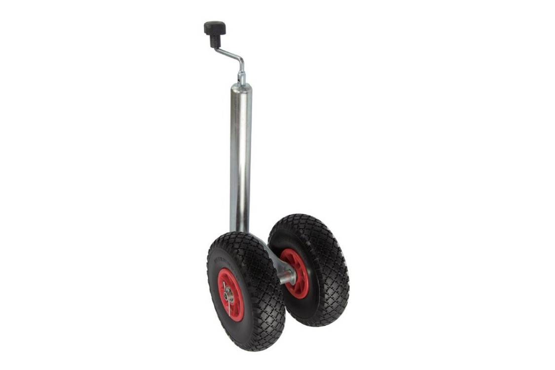 Obrázek k výrobku 126896 - Podpěrné kolo 200 kg / 48 mm, dvojité nafukovací kolo, MULTIPA