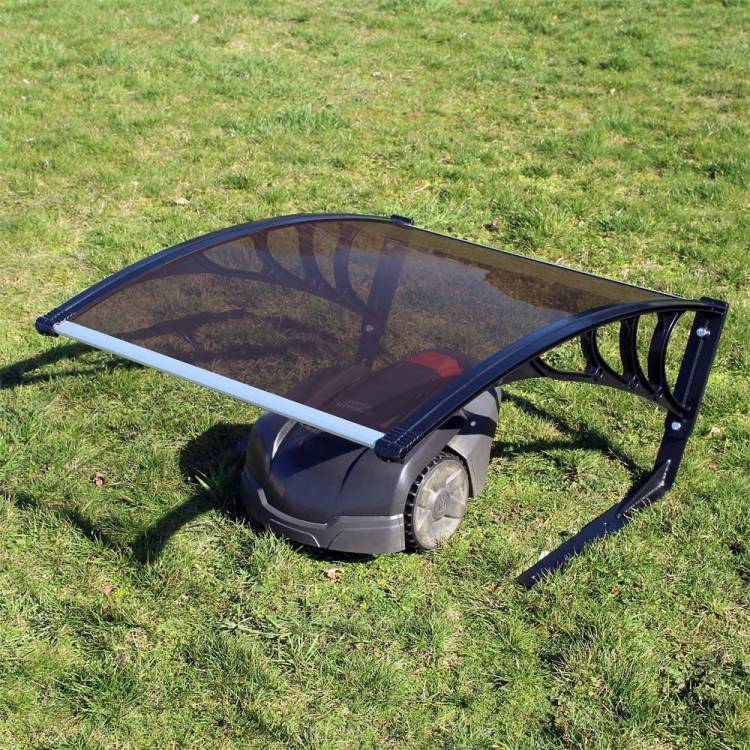 Obrázek k výrobku 91974 - Přístřešek pro robotickou sekačku hnědý 80x60x40