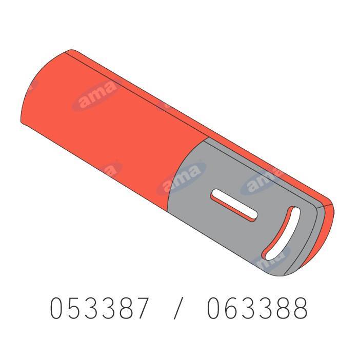 Obrázek k výrobku 62381 - Prodloužení odhrnovačky pravé, typ Kverneland