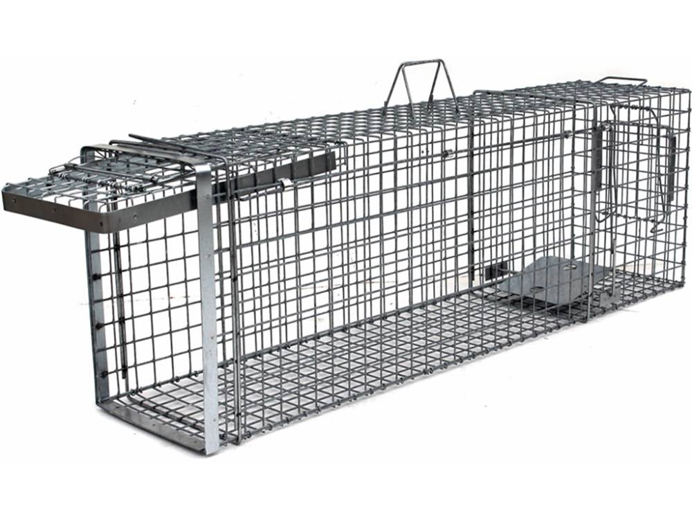 Obrázek k výrobku 125740 - Profesionální past na lišky, kuny, vydry a kočky TRAP H120x34x42