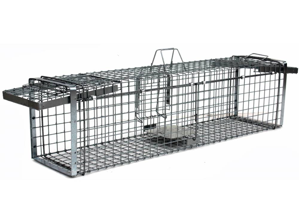 Obrázek k výrobku 125741 - Profesionální past na lišky, kuny, vydry a kočky TRAP H130x34x34V2