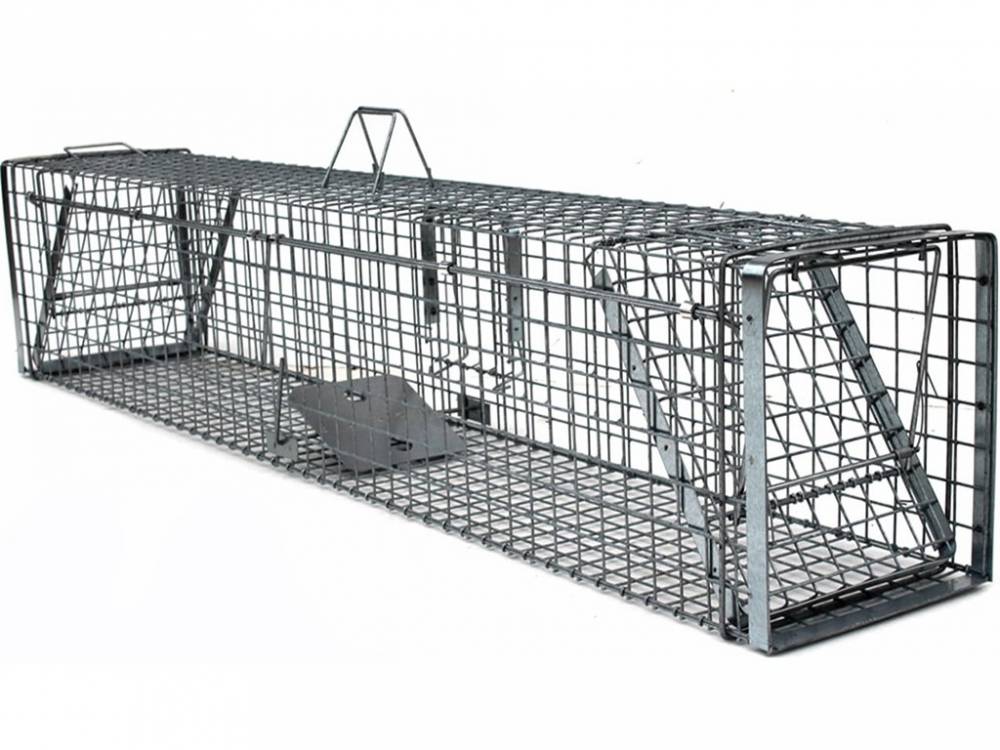 Obrázek k výrobku 120903 - Profesionální past na lišky, kuny, vydry a kočky TRAP H150x34x34V2