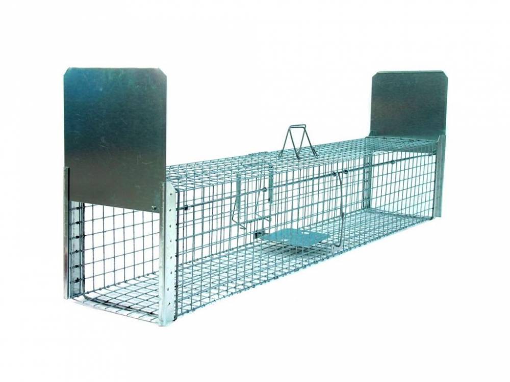 Obrázek k výrobku 120365 - Profesionální past na lišky, kuny, vydry a kočky TRAP ST118x34x34V2
