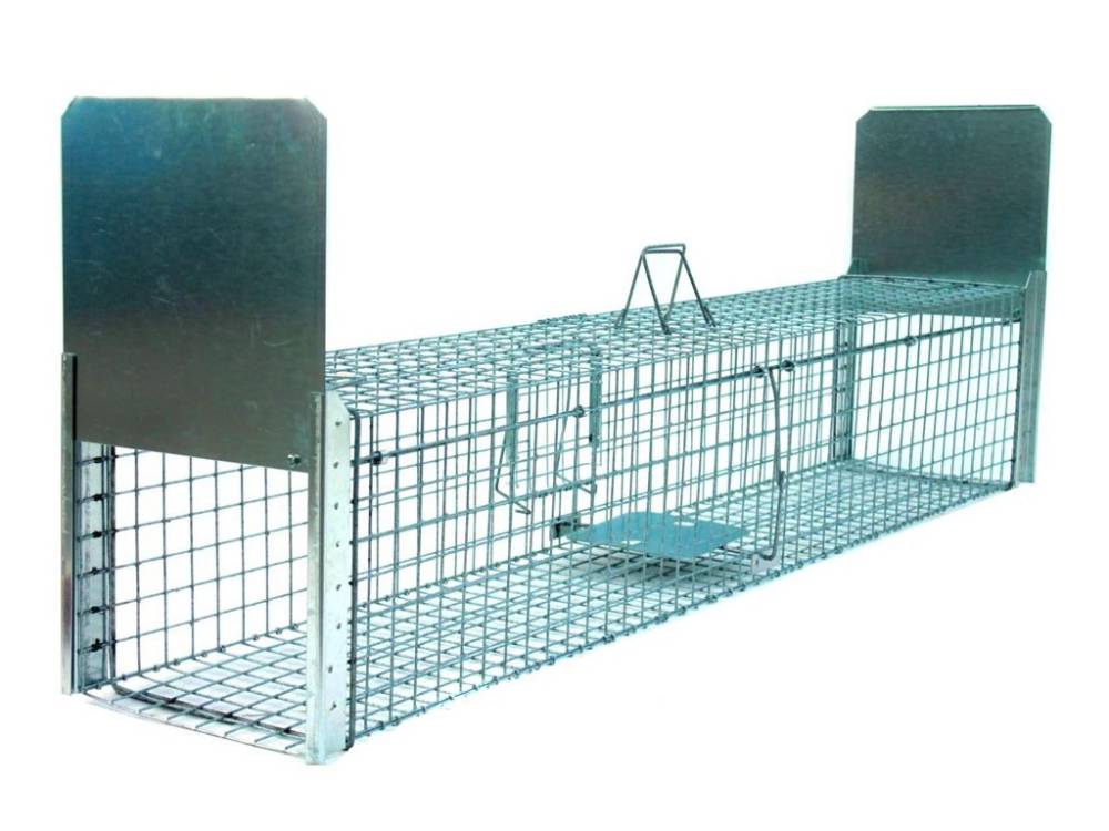 Obrázek k výrobku 125744 - Profesionální past na lišky, kuny, vydry a kočky TRAP ST130x34x34V2