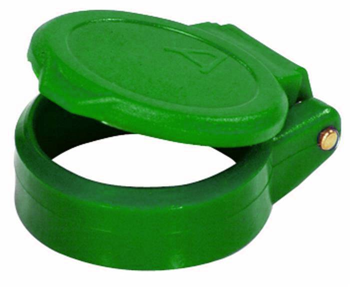 Obrázek k výrobku 59335 - Protiprachové víčko pro rychlospojku - 1/2" samice - zelená barva