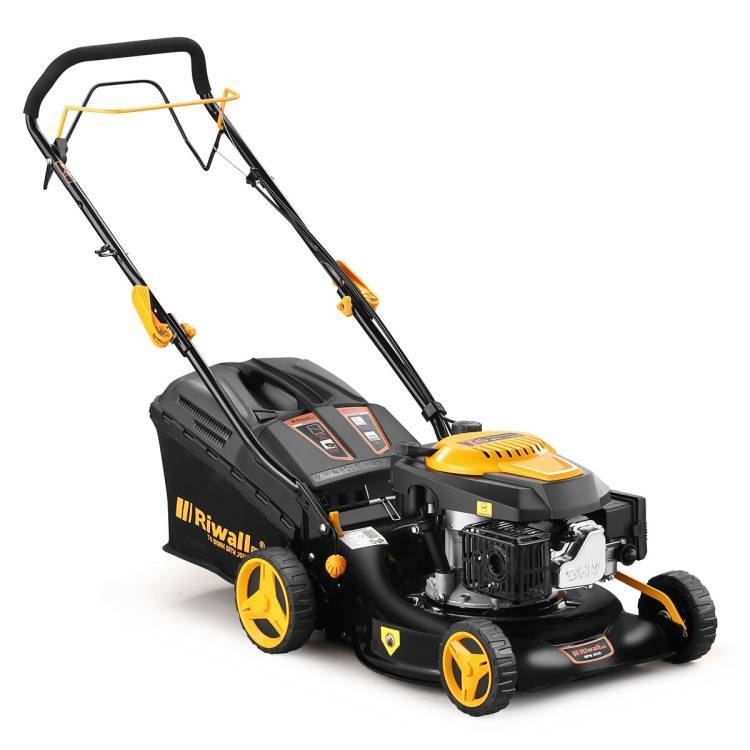 Obrázek k výrobku 62398 - Riwall PRO RPM 4235multifunkční travní sekačka 3 v 1 s benzinovým motorem a pojezdem