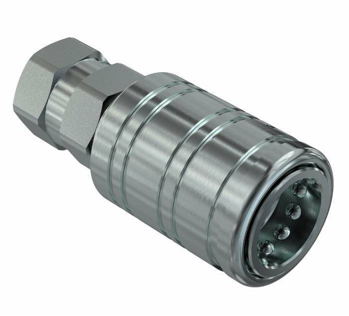 Obrázek k výrobku 62228 - Rychlospojka push-pull samice 3CPV 1/2" NPT